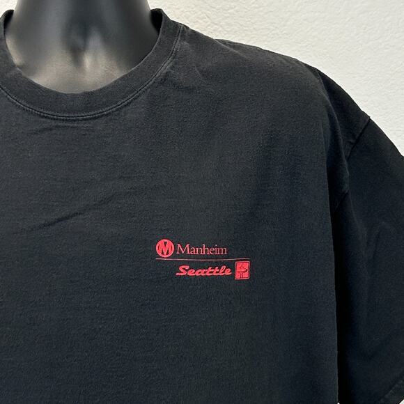 Manheim Seattle Buffalo Sale T Shirt Mens 2XL XXL Black Short Sleeve Graphic Tee - Picture 8 of 11